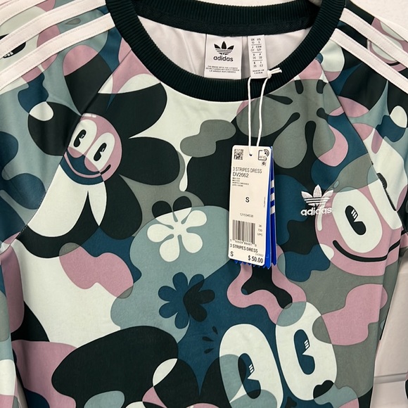 ADIDAS Hattie Stewart 3-Stripes Dress - Picture 9 of 10